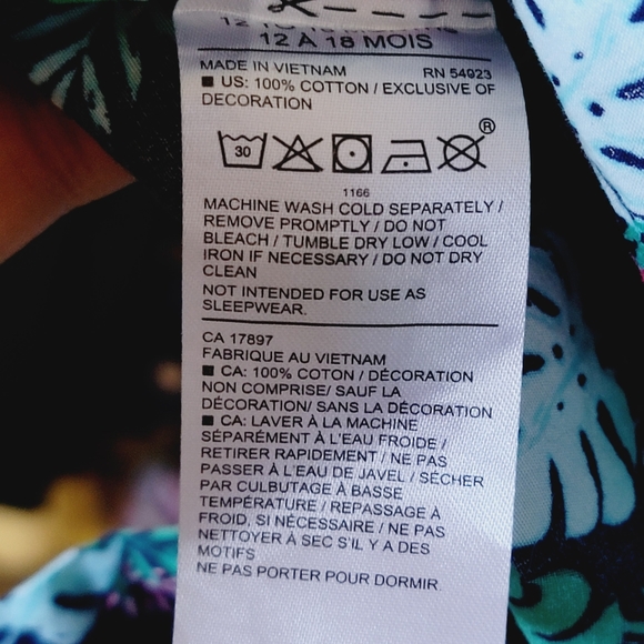 Janie and Jack Button-up Tropical Hawaii Print Shirt - Picture 6 of 7